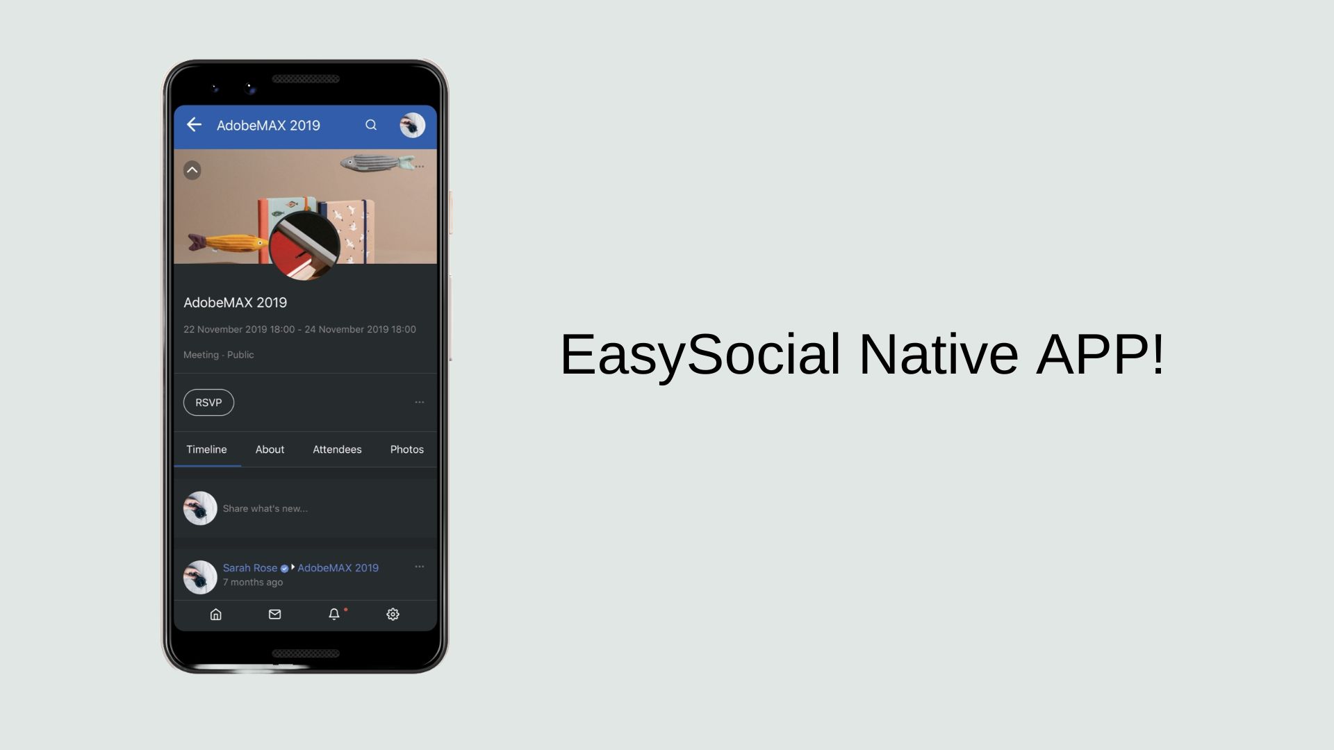 EasySocial Native for iOS and Android 1.0.6